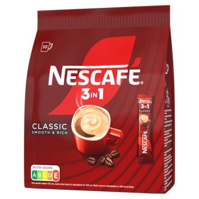 Instant kávé stick, 10x17 g, NESCAFÉ, 3in1 "Classic"