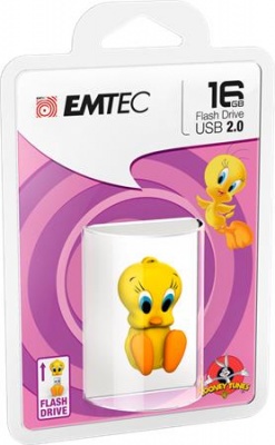 Pendrive, 16GB, USB 2.0, EMTEC "Tweety"